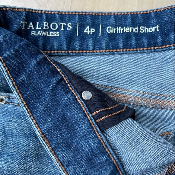 Talbots Flawless Denim Girlfriend Shorts - Picture 4 of 5